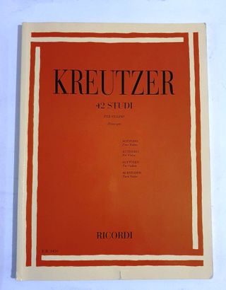 Kreutzer 42 - Studi Per Violino - Ed. Ricordi