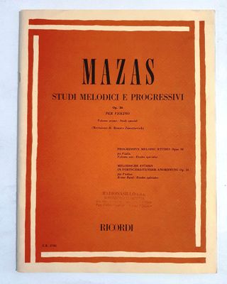 Mazas - Studi Melodici e Progressivi Op. 36