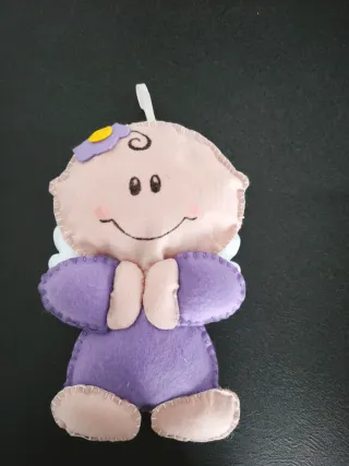 Decorazione fatta a mano angelo bebè