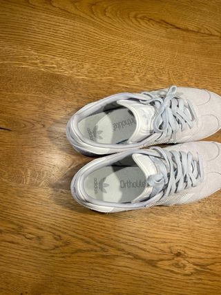 Adidas Gazelle Talla 36 2/3 Gris/Blanco