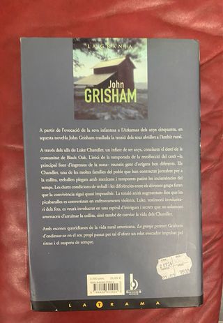 Libro. La Granja del escritor  John Grisham