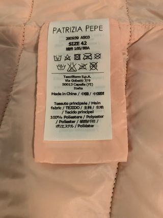 Giacca Patrizia Pepe pizzo rosa/grigio tg 42 IT