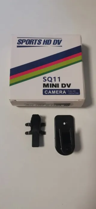 Mini cámara SQ11 con accesorios y tarjeta 8 GB