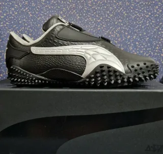 Zapatilla Puma Mostro A$AP Rocky Negra Plata Piel.