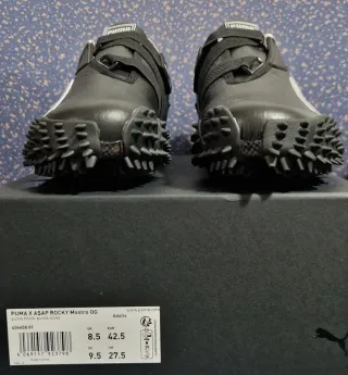 Zapatilla Puma Mostro A$AP Rocky Negra Plata Piel.