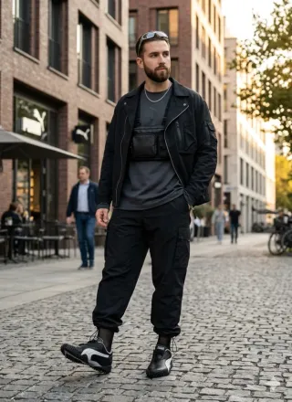 Zapatilla Puma Mostro A$AP Rocky Negra Plata Piel.