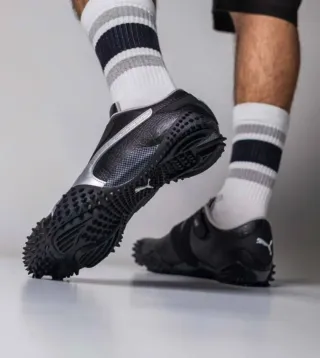 Zapatilla Puma Mostro A$AP Rocky Negra Plata Piel.