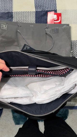 Borsa porta PC Tommy Hilfiger Nera