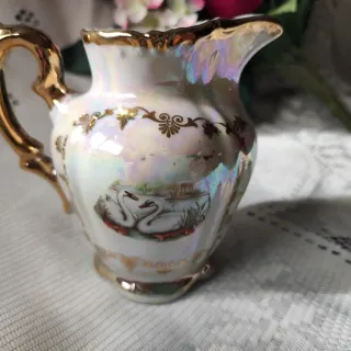 Lattiera Bavaria vintage cigni