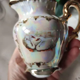 Lattiera Bavaria vintage cigni