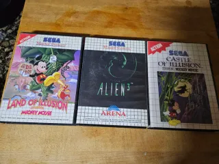 Lote Sega Master System 2 y Mega Drive