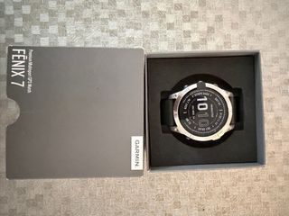 Garmin Fenix 7 Smartwatch Plata/Negro,nuevo