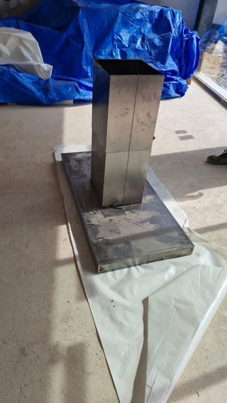 Campana extractora de acero inoxidable + horno.