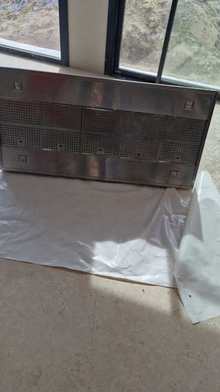 Campana extractora de acero inoxidable + horno.