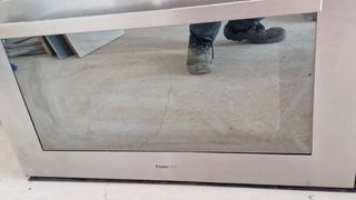 Campana extractora de acero inoxidable + horno.