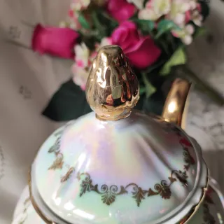 Teiera vintage Bavaria cigni