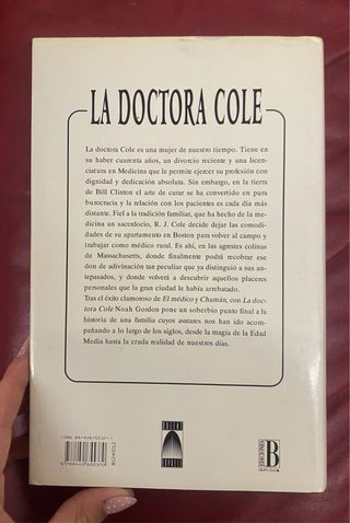 Libro La Doctora Cole - Noah Gordon