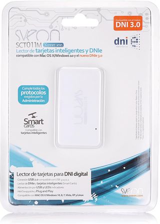 Sveon SCT011M - Lector DNI Electrónico y Tarjetas