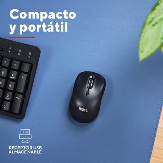 Trust Yuki Ratón Inalámbrico Silencioso Bluetooth