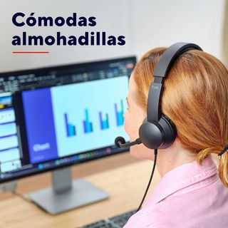 Trust USB Auriculares con Micrófono PC Ligero On E