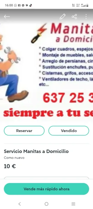 Me ofrezco como manitas