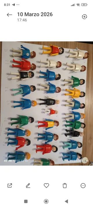 29 Personaggi Playmobil Vintage Anni '70