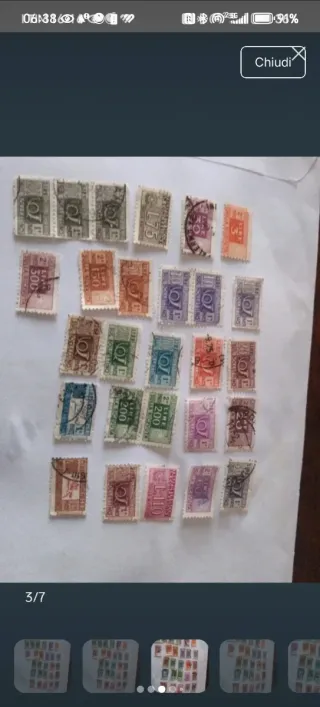 27 Francobolli Italiani Posta Pneumatica