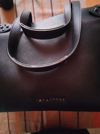 Borsa Caractere Donna Tracolla Nera