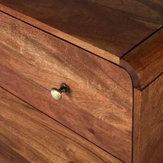 Cómoda Tony madera acacia 3 cajones Maisons du Mon