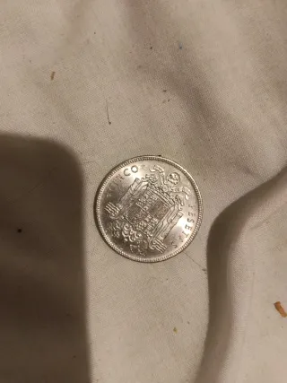 Moneda 5 Ptas Francisco Franco 1949