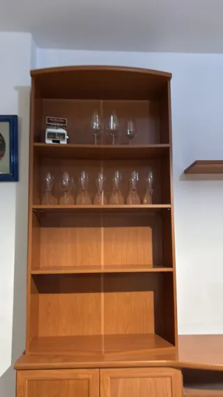 Mueble de salón madera marrón