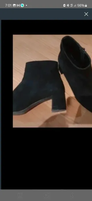 Botines Daniela Vega Negros Talla 41