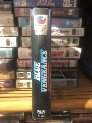 Blue Vengeance VHS Película Acción Crimen Thriller