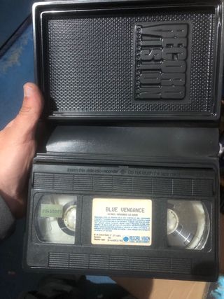 Blue Vengeance VHS Película Acción Crimen Thriller