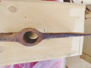 Antica accetta da scavo