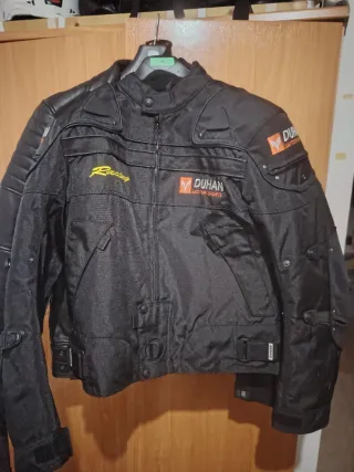 Chaqueta Moto Duhan Talla M Negra