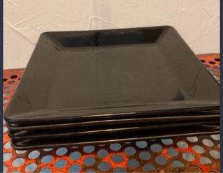 15 Piezas Vajilla Zara Home Negra y Blanca
