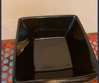 15 Piezas Vajilla Zara Home Negra y Blanca