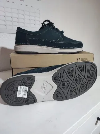 Clarks Nature 5 Lo Derbies Nobuk T 44.5 Ancho H