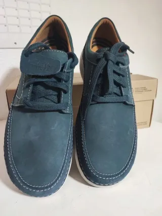 Clarks Nature 5 Lo Derbies Nobuk T 44.5 Ancho H