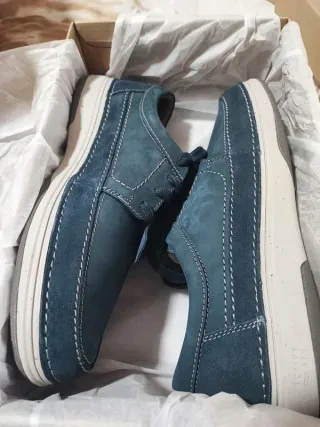 Clarks Nature 5 Lo Derbies Nobuk T 44.5 Ancho H