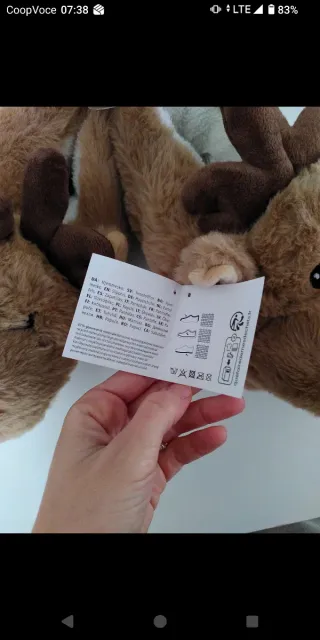 Pantofole renna marroni e rosse taglia 38-39