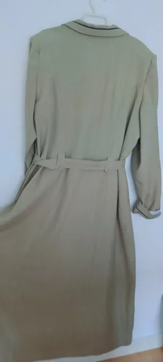 Vestido largo beige