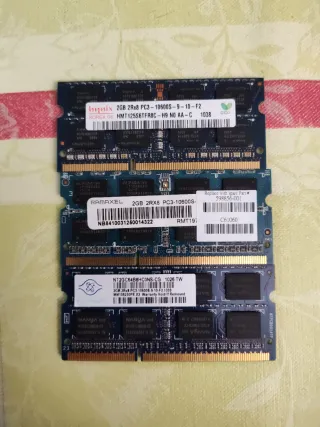 Módulos RAM Hynix, Ramaxel, Nanya DDR2