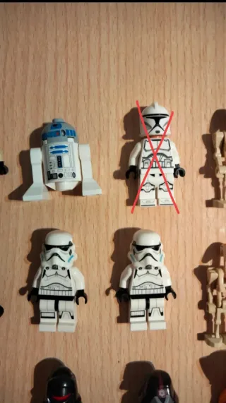 Lote 15 figuras LEGO Star Wars