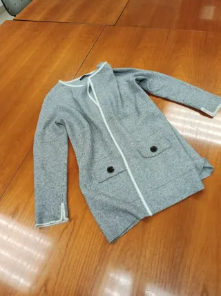 Chaqueta gris mujer