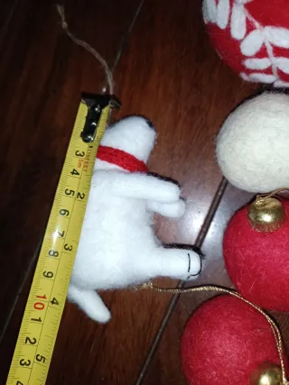 11 Adornos Navidad Fieltro Mango Home