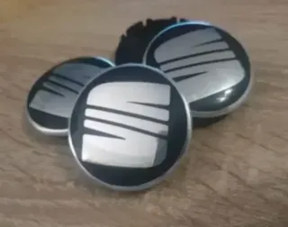 4 CENTROS RUEDA LLANTA SEAT LEÓN IBIZA CUPRA 56mm