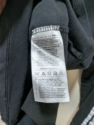 Camiseta Adidas Originals Negra Manga Larga