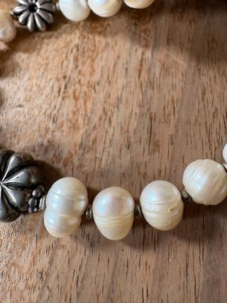 Collana Perle Vintage Argento